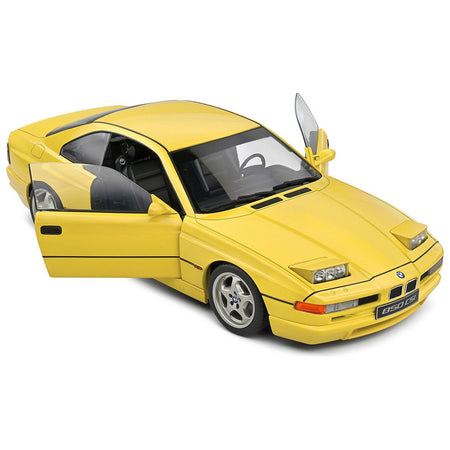 1990 BMW 850 (E31) CSI Dakar Yellow 1/18 Diecast Model Car by Solido - Solido - ModelCars.com