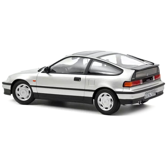 1990 Honda CRX Silver Metallic with Sunroof 1/18 Diecast Model Car by Norev - Norev - ModelCars.com