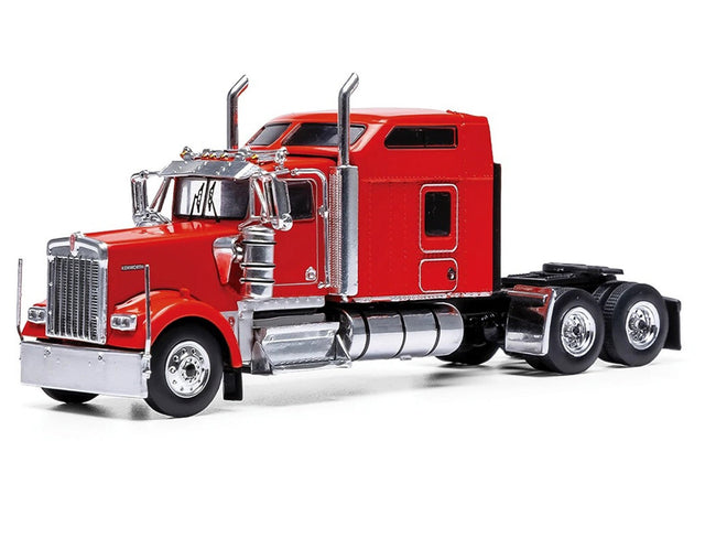 1990 Kenworth W900 Truck Tractor Red 1/64 Diecast Model by IXO Models-IXO-ModelCars.com