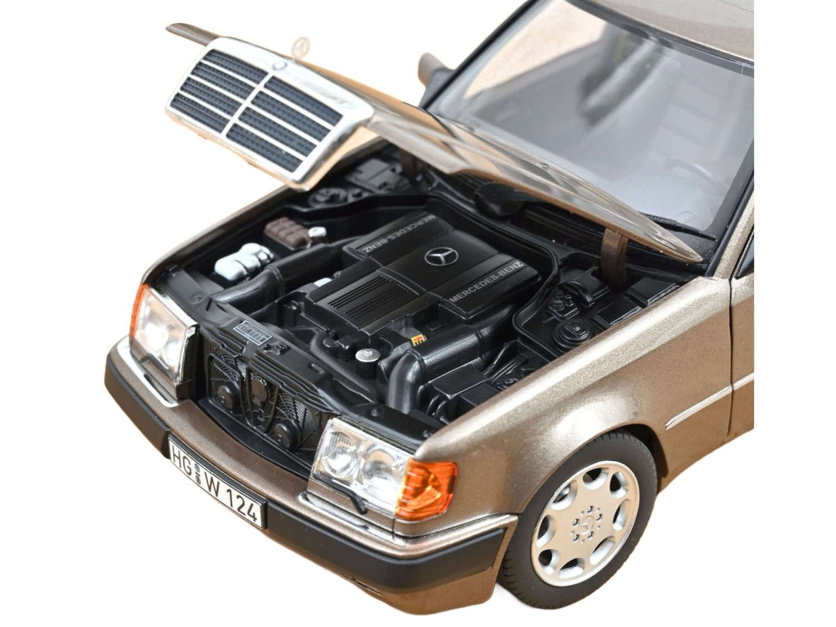 1990 Mercedes-Benz 500 E Impala Brown Metallic 1/18 Diecast Model Car by Norev-Norev-ModelCars.com