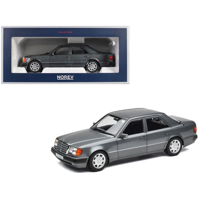 1990 Mercedes-Benz 500 E Pearl Gray Metallic 1/18 Diecast Model Car by Norev-Norev-ModelCars.com