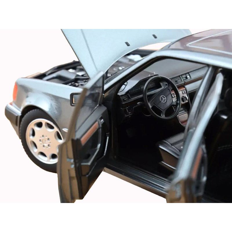 1990 Mercedes - Benz 500 E Pearl Gray Metallic 1/18 Diecast Model Car by Norev - Norev - ModelCars.com