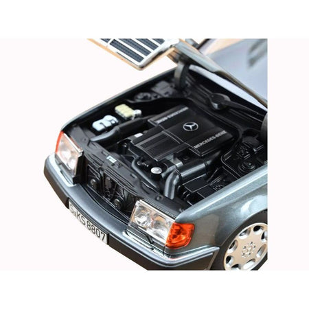 1990 Mercedes - Benz 500 E Pearl Gray Metallic 1/18 Diecast Model Car by Norev - Norev - ModelCars.com