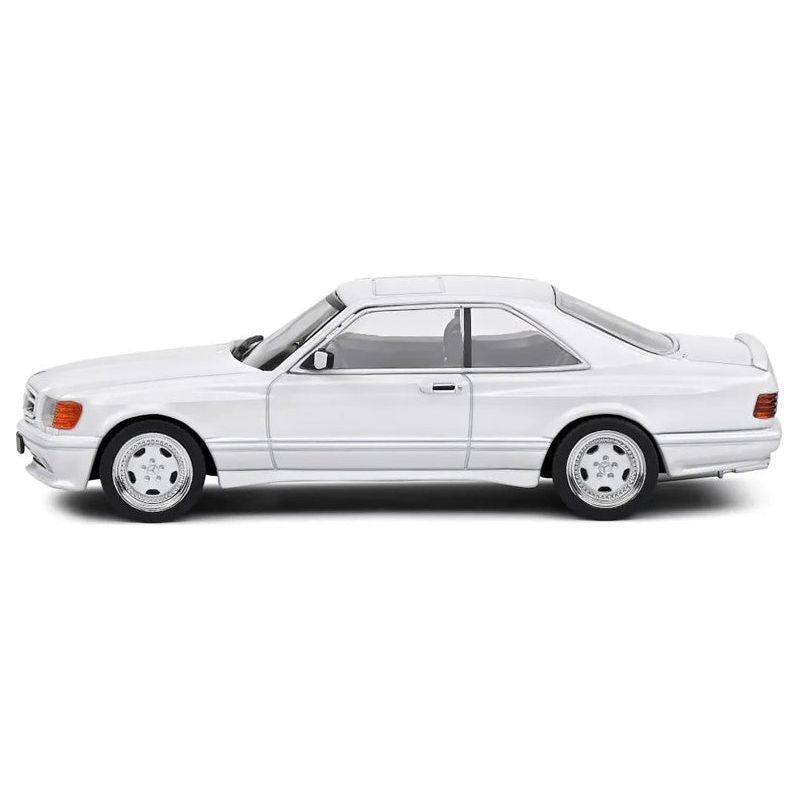 1990 Mercedes - Benz 560 SEC AMG WideBody Classic White 1/43 Diecast Model Car by Solido - Solido - ModelCars.com