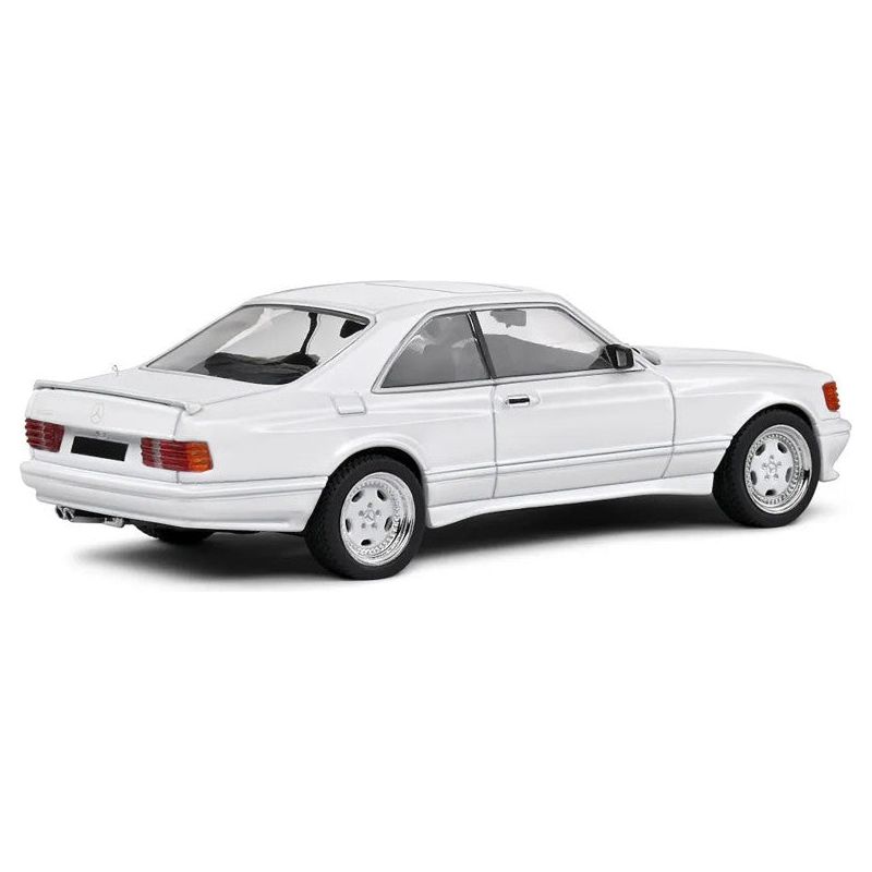 1990 Mercedes - Benz 560 SEC AMG WideBody Classic White 1/43 Diecast Model Car by Solido - Solido - ModelCars.com