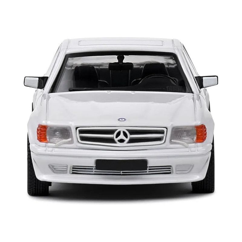 1990 Mercedes - Benz 560 SEC AMG WideBody Classic White 1/43 Diecast Model Car by Solido - Solido - ModelCars.com