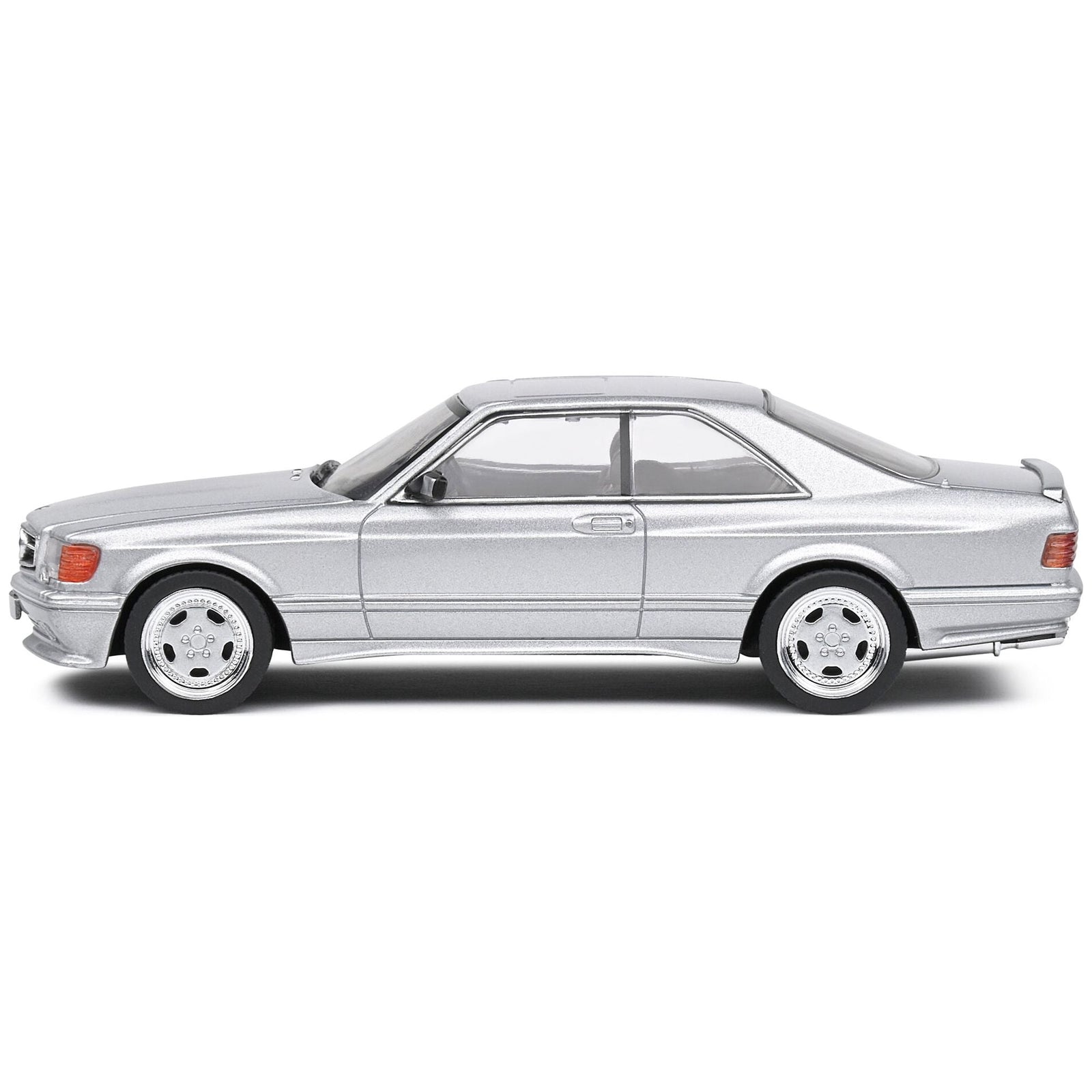 1990 Mercedes - Benz 560 SEC AMG WideBody Silver Metallic 1/43 Diecast Model Car by Solido - Solido - ModelCars.com