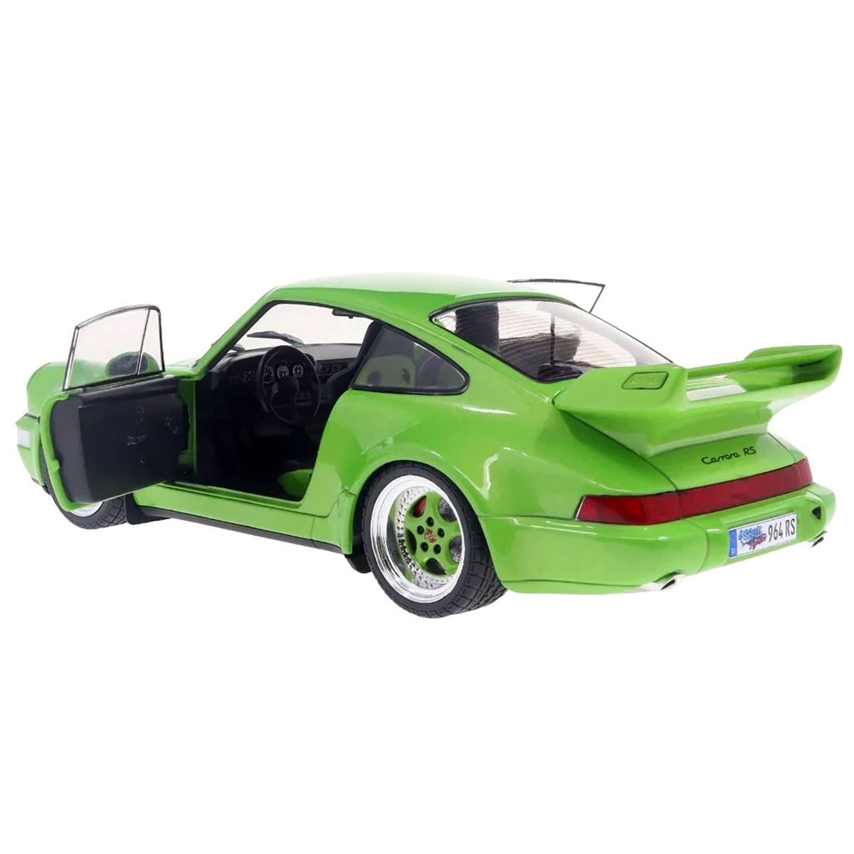 1990 Porsche 911 (964) Carrera RS "Streetfighter" Green Metallic 1/18 Diecast Model Car by Solido-Solido-ModelCars.com