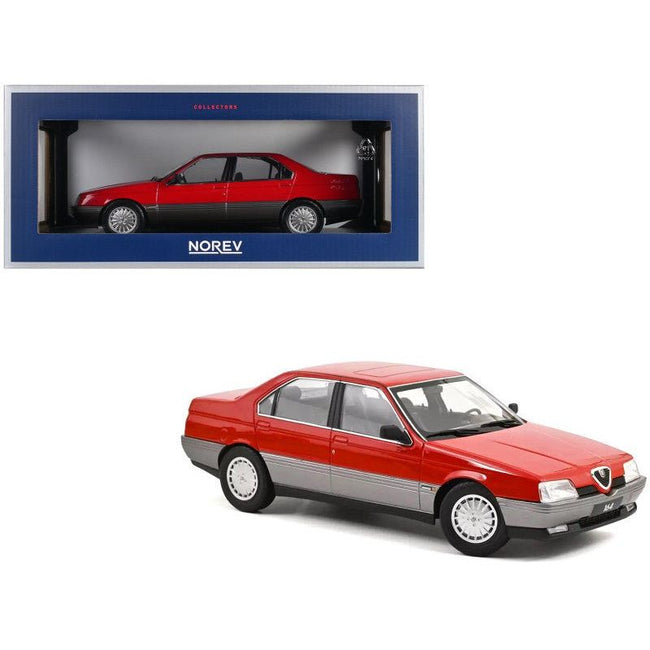 1991 Alfa Romeo 164 Red 1/18 Diecast Model Car by Norev-Norev-ModelCars.com