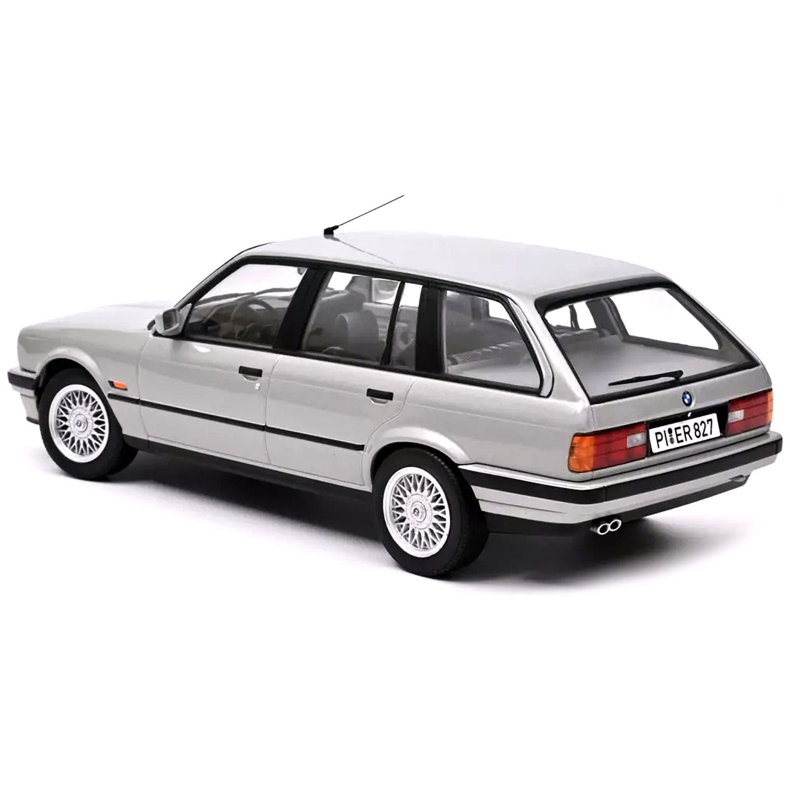 1991 BMW 325i Touring Silver Metallic 1/18 Diecast Model Car by Norev - Norev - ModelCars.com