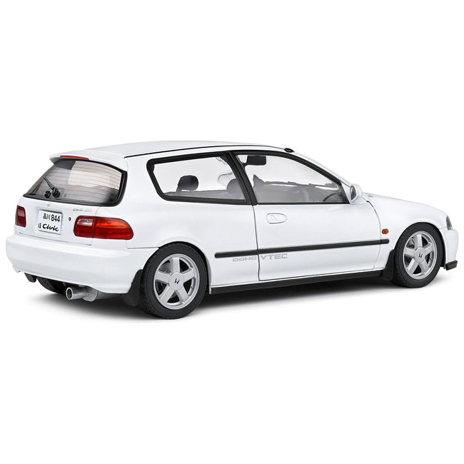 1991 Honda Civic (EG6) RHD (Right Hand Drive) Frost White 1/18 Diecast Model Car by Solido-Solido-ModelCars.com