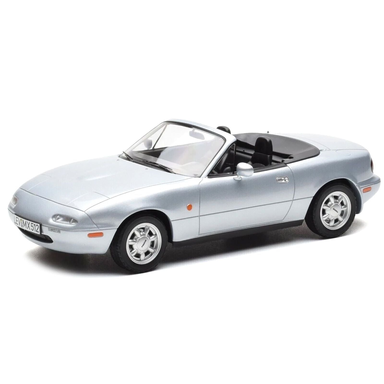 1991 Mazda MX - 5 Convertible Silver Metallic 1/18 Diecast Model Car by Norev - Norev - ModelCars.com