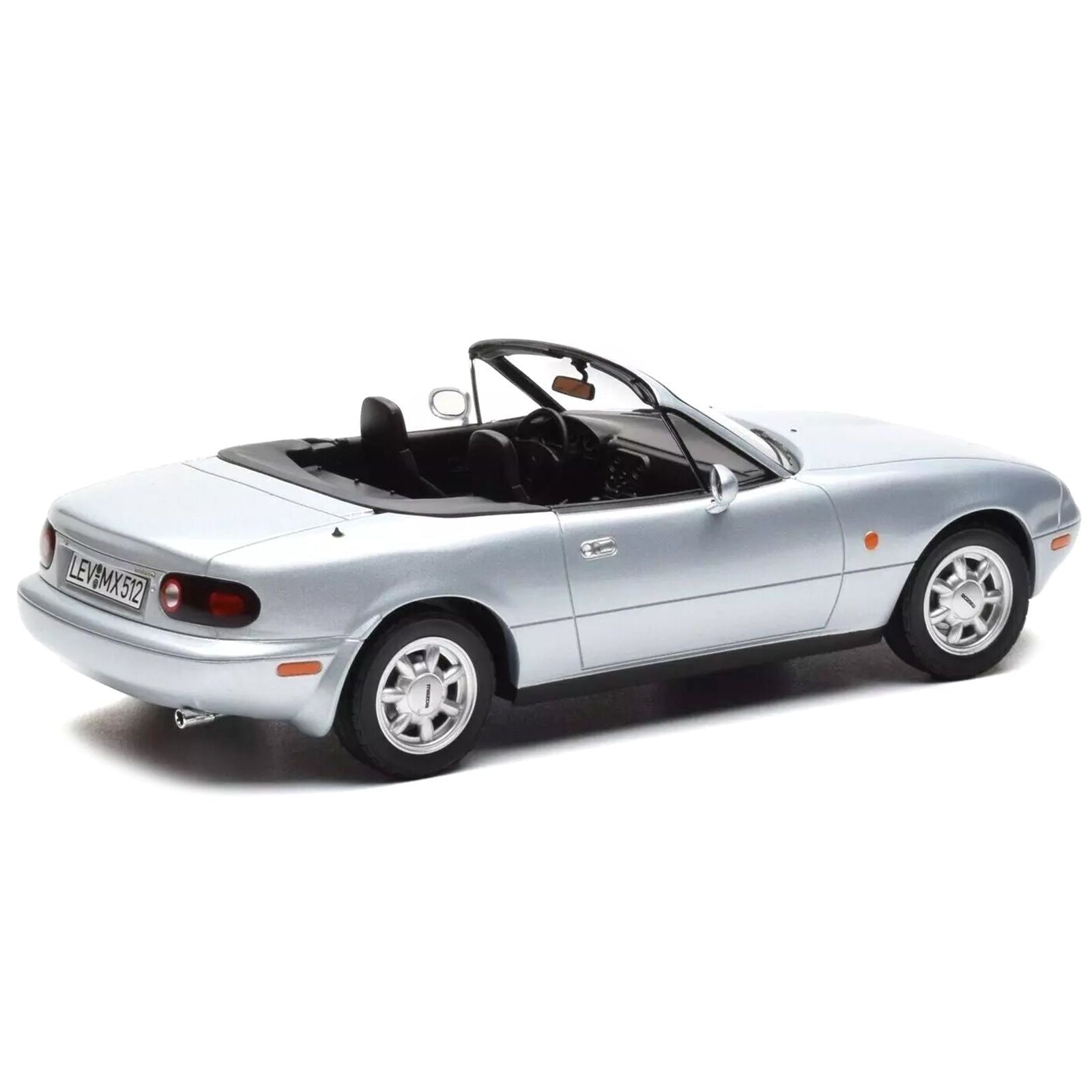 1991 Mazda MX - 5 Convertible Silver Metallic 1/18 Diecast Model Car by Norev - Norev - ModelCars.com