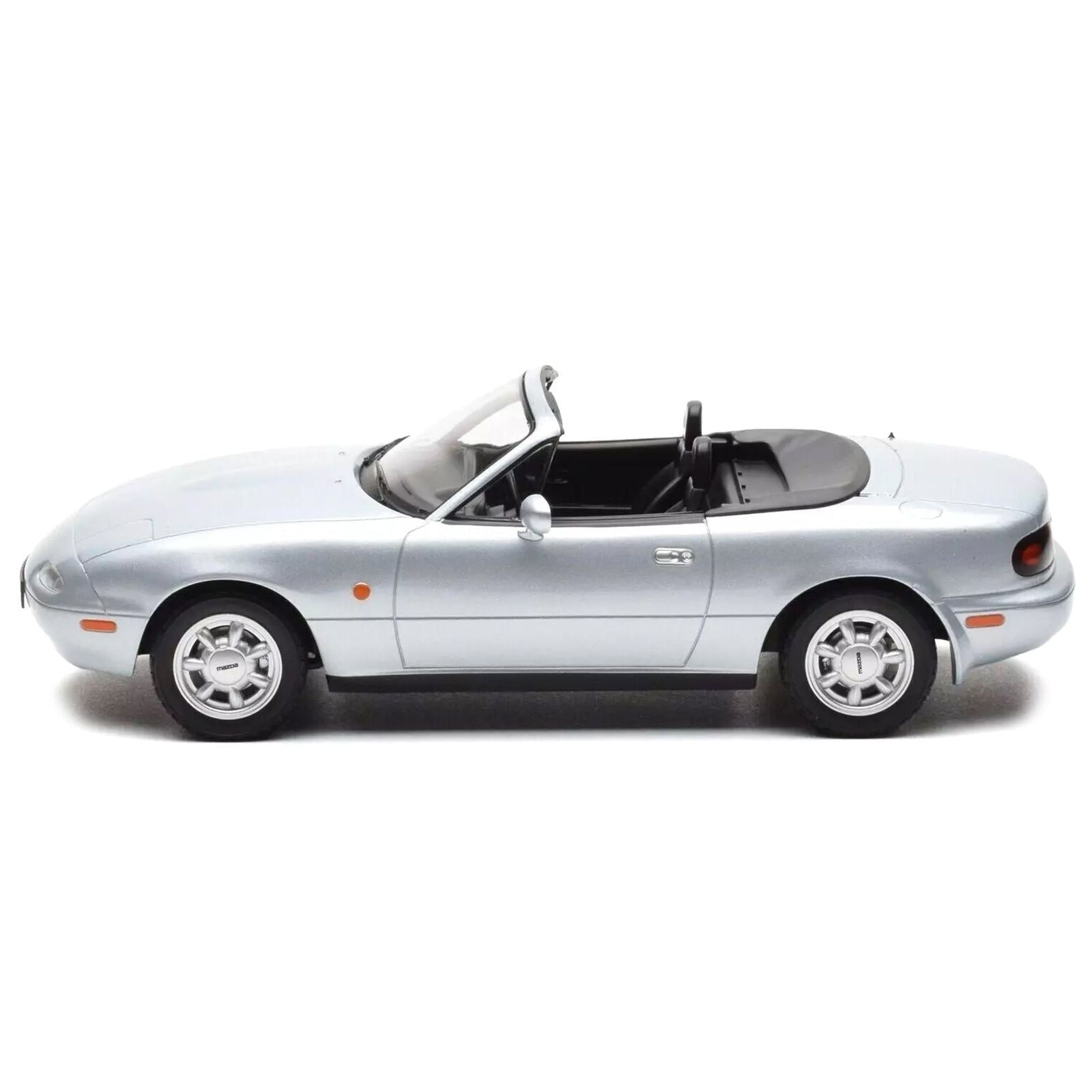 1991 Mazda MX - 5 Convertible Silver Metallic 1/18 Diecast Model Car by Norev - Norev - ModelCars.com