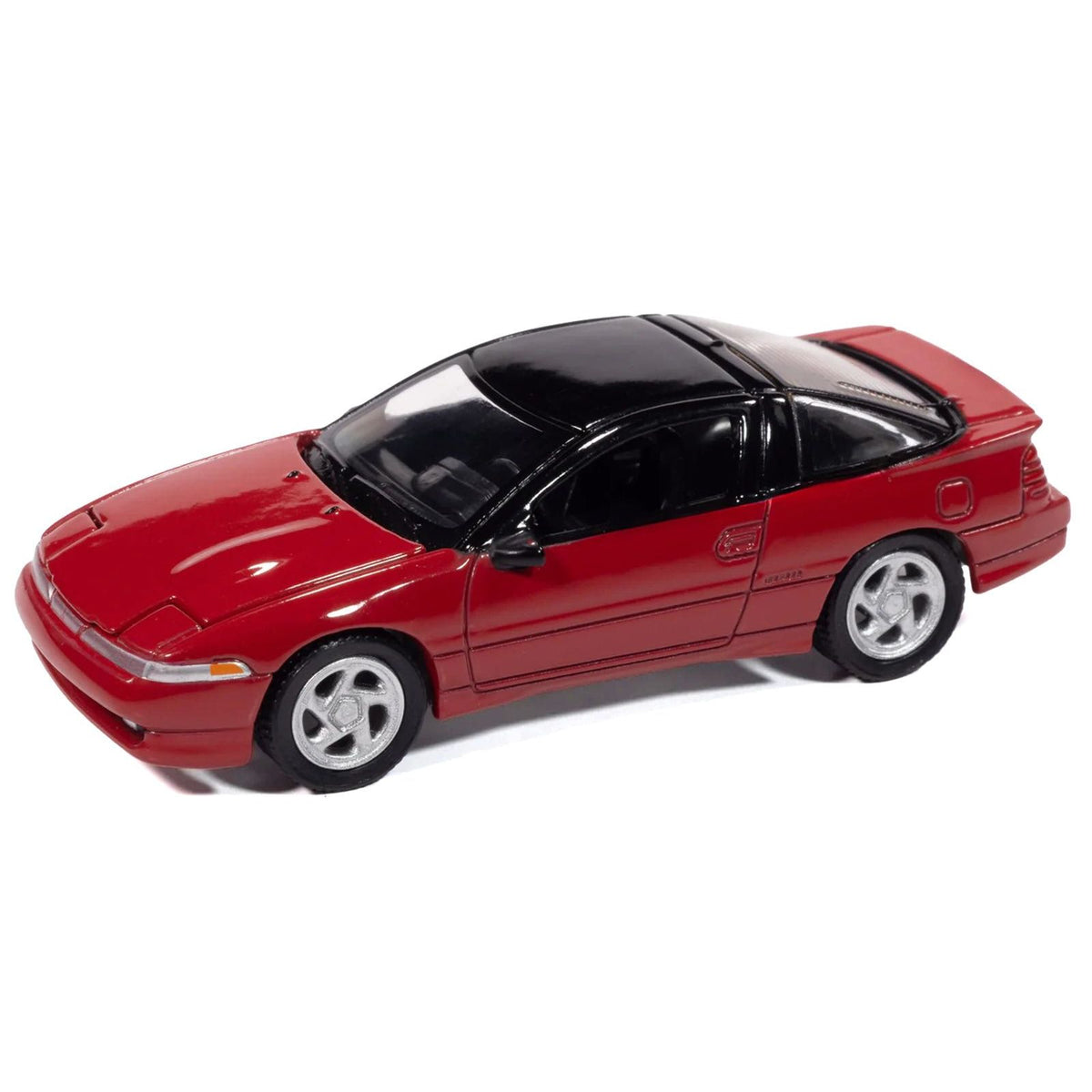 1991 Mitsubishi Eclipse GSX Maranello Red with Black Top "Import Legends" Series 1/64 Diecast Model Car by Auto World - Autoworld - ModelCars.com