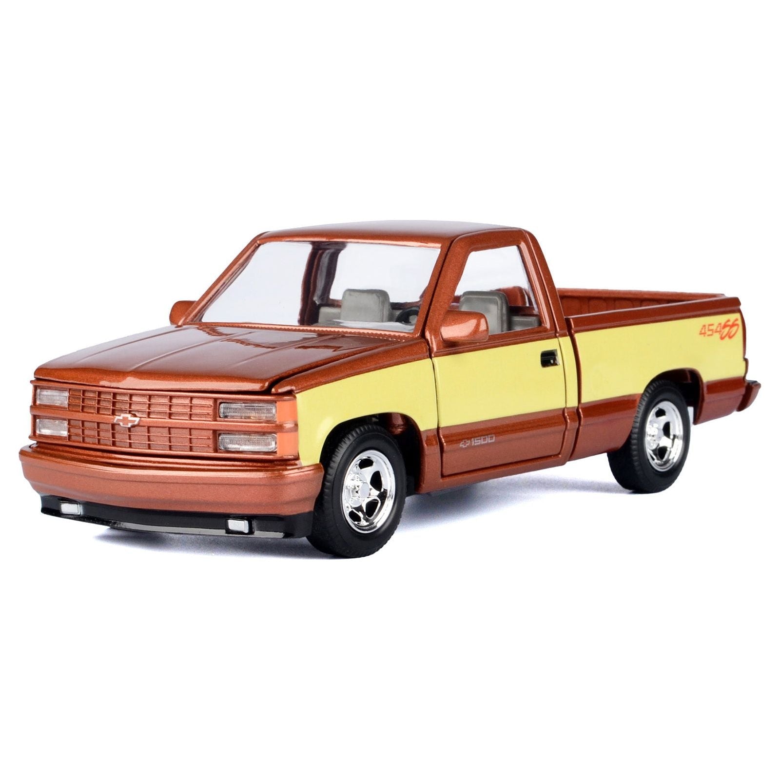 1992 Chevrolet 454 SS Pickup Truck Copper Metallic with Beige Sides "American Classics" Series 1/24 Diecast Model Car by Motormax - Motormax - ModelCars.com