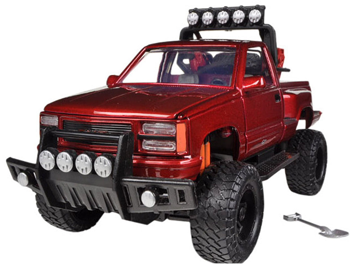 1992 GMC Sierra GT Pickup Truck Off Road Red 1/24 Diecast Model by Motormax-Motormax-ModelCars.com