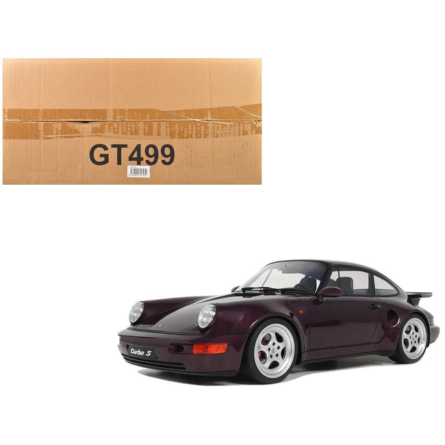 1992 Porsche 911 (964) Turbo S Purple Metallic 1/12 Model Car by GT Spirit-GT Spirit-ModelCars.com
