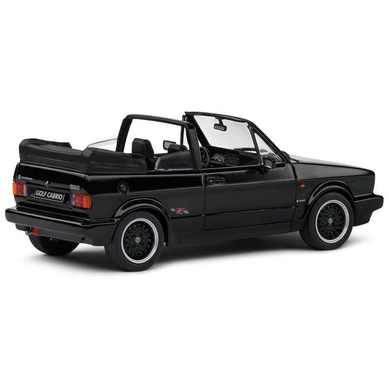 1992 Volkswagen Golf 1 Cabriolet Sportline Black 1/43 Diecast Model Car by Solido - Solido - ModelCars.com
