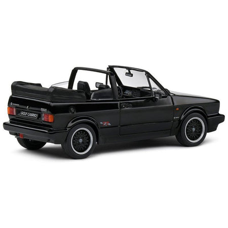 1992 Volkswagen Golf 1 Cabriolet Sportline Black 1/43 Diecast Model Car by Solido - Solido - ModelCars.com