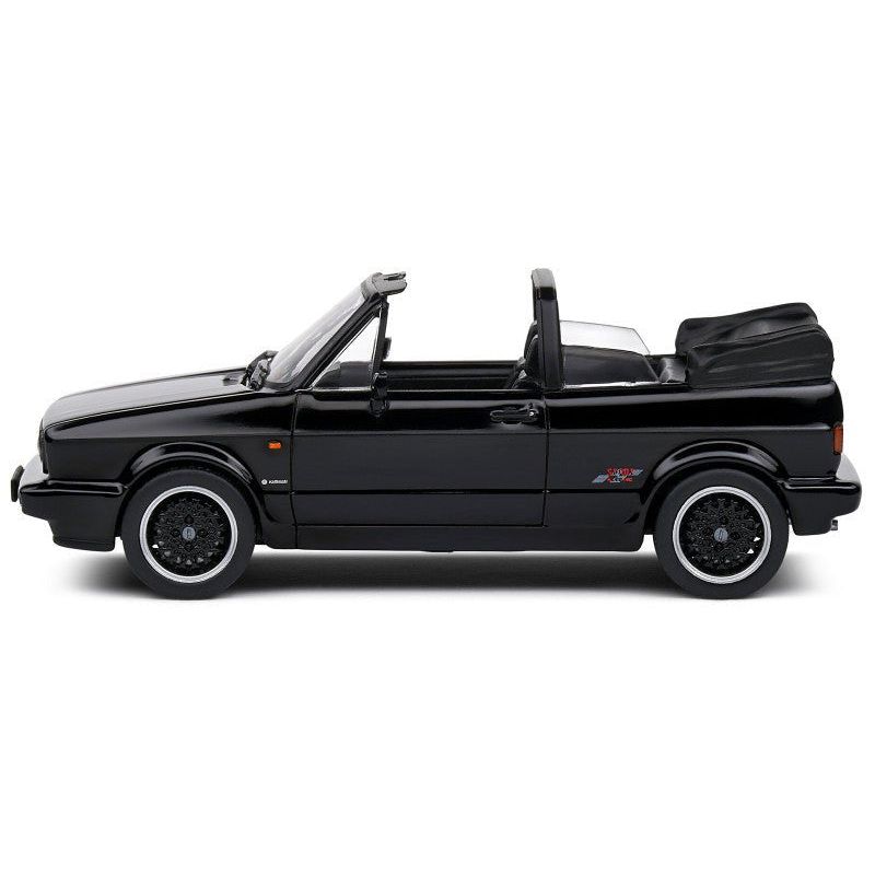 1992 Volkswagen Golf 1 Cabriolet Sportline Black 1/43 Diecast Model Car by Solido - Solido - ModelCars.com