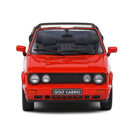 1992 Volkswagen Golf 1 Cabriolet Sportline Tornado Red 1/43 Diecast Model Car by Solido - Solido - ModelCars.com