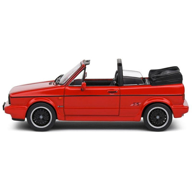 1992 Volkswagen Golf 1 Cabriolet Sportline Tornado Red 1/43 Diecast Model Car by Solido-Solido-ModelCars.com