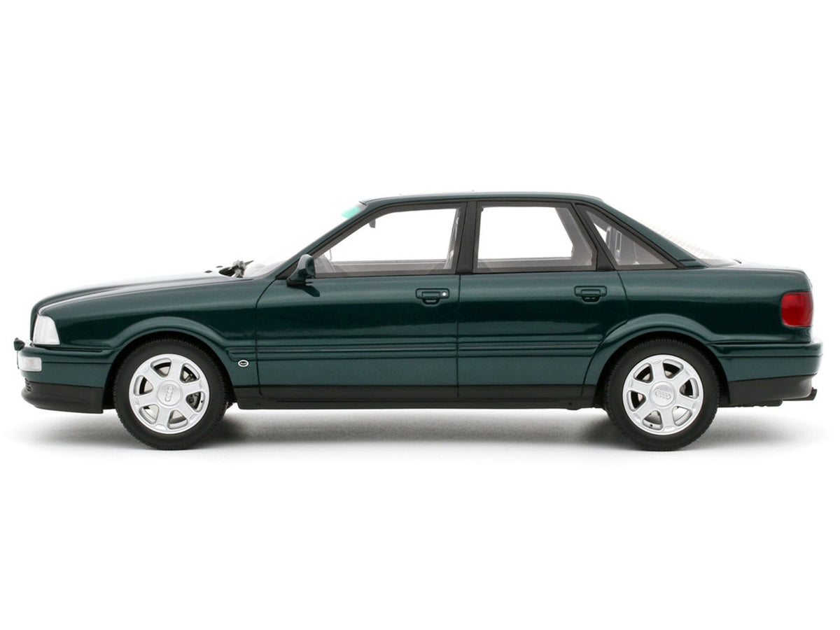 1993 Audi S2 Sedan Emerald Green Metallic Limited Edition to 2000 pieces Worldwide 1/18 Model Car by Otto Mobile-Otto Mobile-ModelCars.com