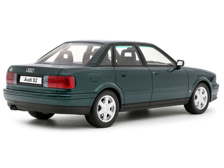1993 Audi S2 Sedan Emerald Green Metallic Limited Edition to 2000 pieces Worldwide 1/18 Model Car by Otto Mobile-Otto Mobile-ModelCars.com