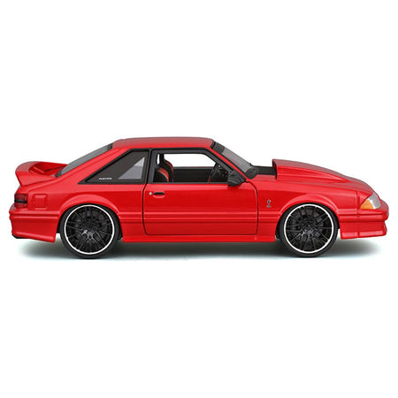 1993 Ford Mustang SVT Cobra Red "Classic Muscle" "Maisto Design" Series 1/24 Diecast Model Car by Maisto-Maisto-ModelCars.com
