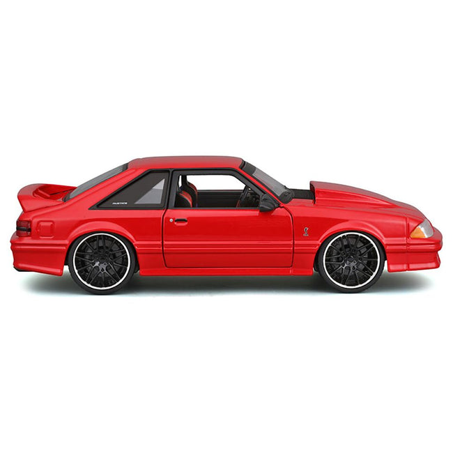 1993 Ford Mustang SVT Cobra Red "Classic Muscle" "Maisto Design" Series 1/24 Diecast Model Car by Maisto-Maisto-ModelCars.com
