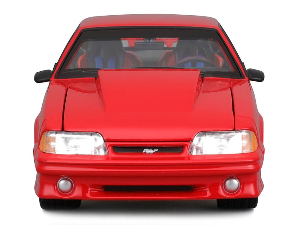 1993 Ford Mustang SVT Cobra Red "Classic Muscle" "Maisto Design" Series 1/24 Diecast Model Car by Maisto-Maisto-ModelCars.com