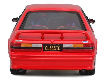 1993 Ford Mustang SVT Cobra Red "Classic Muscle" "Maisto Design" Series 1/24 Diecast Model Car by Maisto-Maisto-ModelCars.com