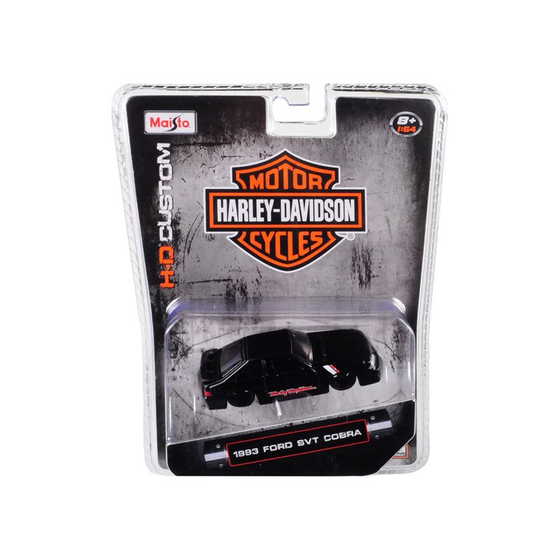 1993 Ford SVT Cobra Black "Harley Davidson" 1/64 Diecast Model Car by Maisto - Maisto - ModelCars.com