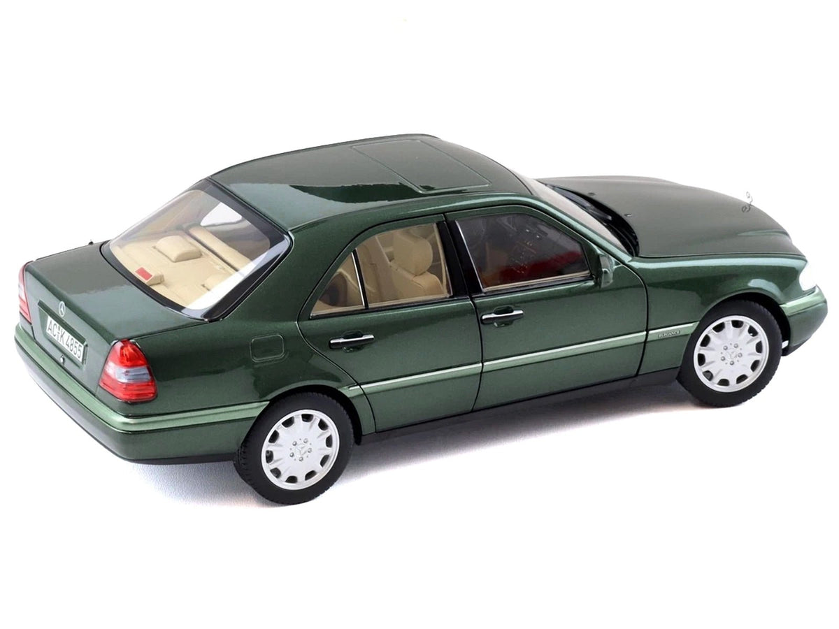 1993 Mercedes-Benz C-Class Malachite Green Metallic 1/18 Diecast Model Car by Norev-Norev-ModelCars.com