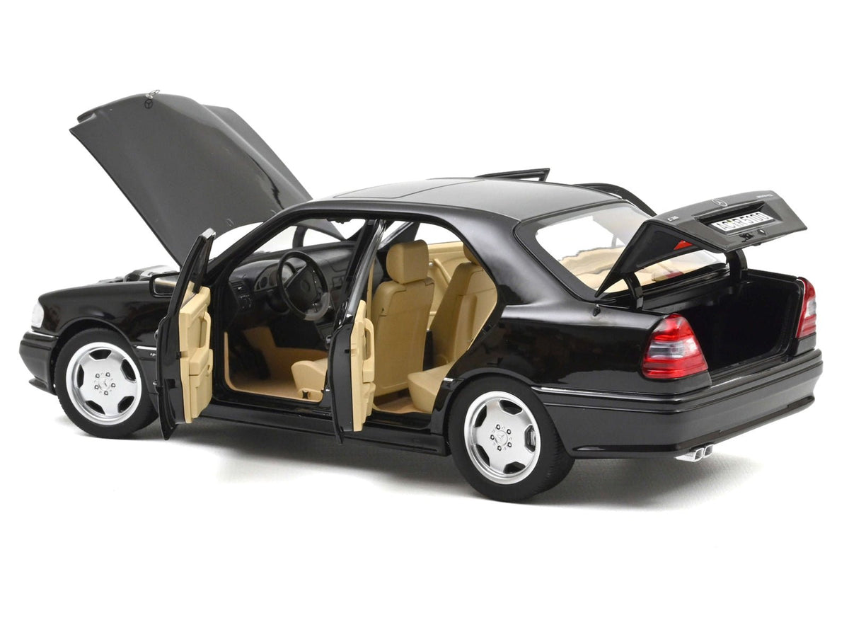1993 Mercedes-Benz C36 AMG Black Metallic 1/18 Diecast Model Car by Norev-Norev-ModelCars.com