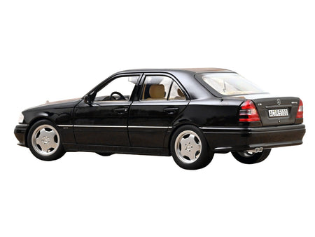 1993 Mercedes-Benz C36 AMG Black Metallic 1/18 Diecast Model Car by Norev-Norev-ModelCars.com