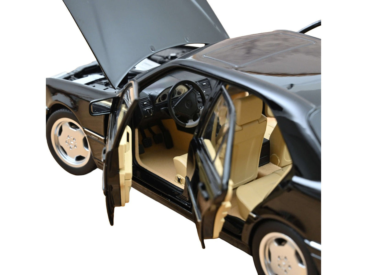 1993 Mercedes-Benz C36 AMG Black Metallic 1/18 Diecast Model Car by Norev-Norev-ModelCars.com