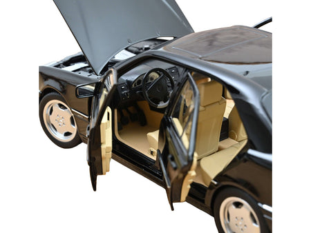 1993 Mercedes-Benz C36 AMG Black Metallic 1/18 Diecast Model Car by Norev-Norev-ModelCars.com