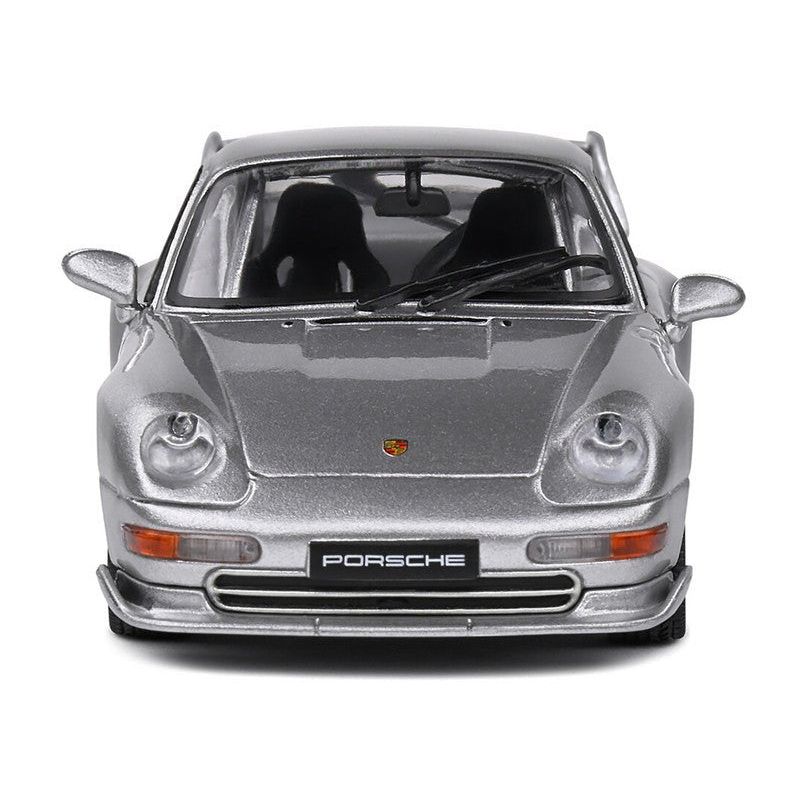 1993 Porsche 911 (993) RS Clubsport Polar Silver Metallic 1/43 Diecast Model Car by Solido - Solido - ModelCars.com