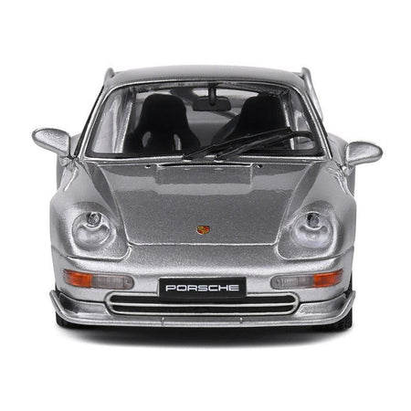 1993 Porsche 911 (993) RS Clubsport Polar Silver Metallic 1/43 Diecast Model Car by Solido - Solido - ModelCars.com