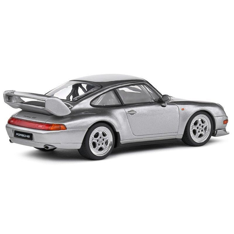 1993 Porsche 911 (993) RS Clubsport Polar Silver Metallic 1/43 Diecast Model Car by Solido - Solido - ModelCars.com