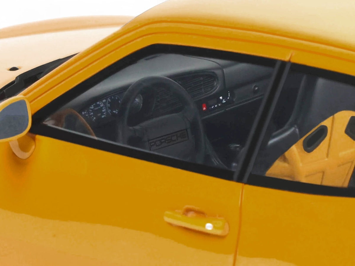 1993 Porsche 968 Turbo S Yellow 1/18 Model Car by GT Spirit-GT Spirit-ModelCars.com