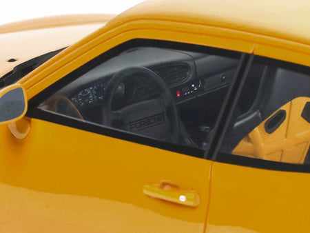 1993 Porsche 968 Turbo S Yellow 1/18 Model Car by GT Spirit-GT Spirit-ModelCars.com