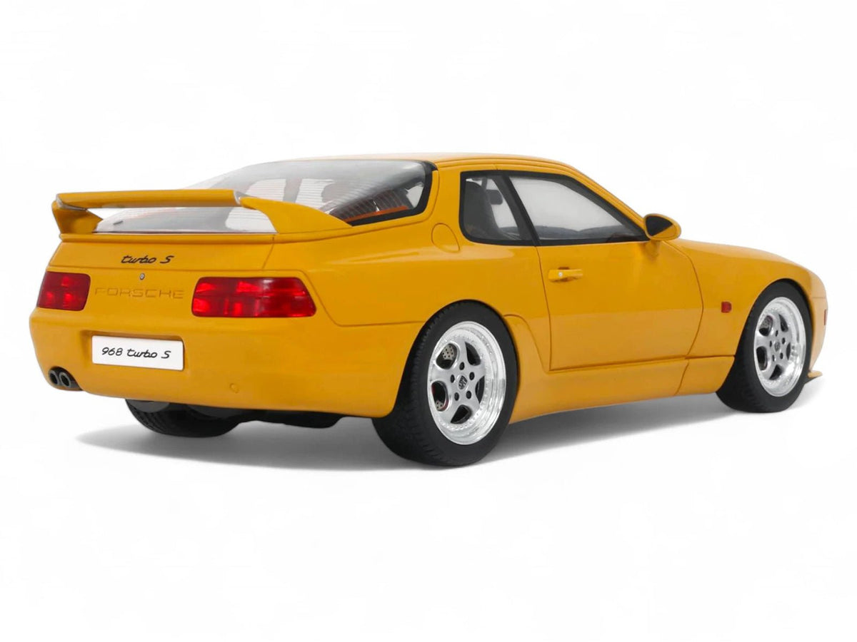 1993 Porsche 968 Turbo S Yellow 1/18 Model Car by GT Spirit-GT Spirit-ModelCars.com