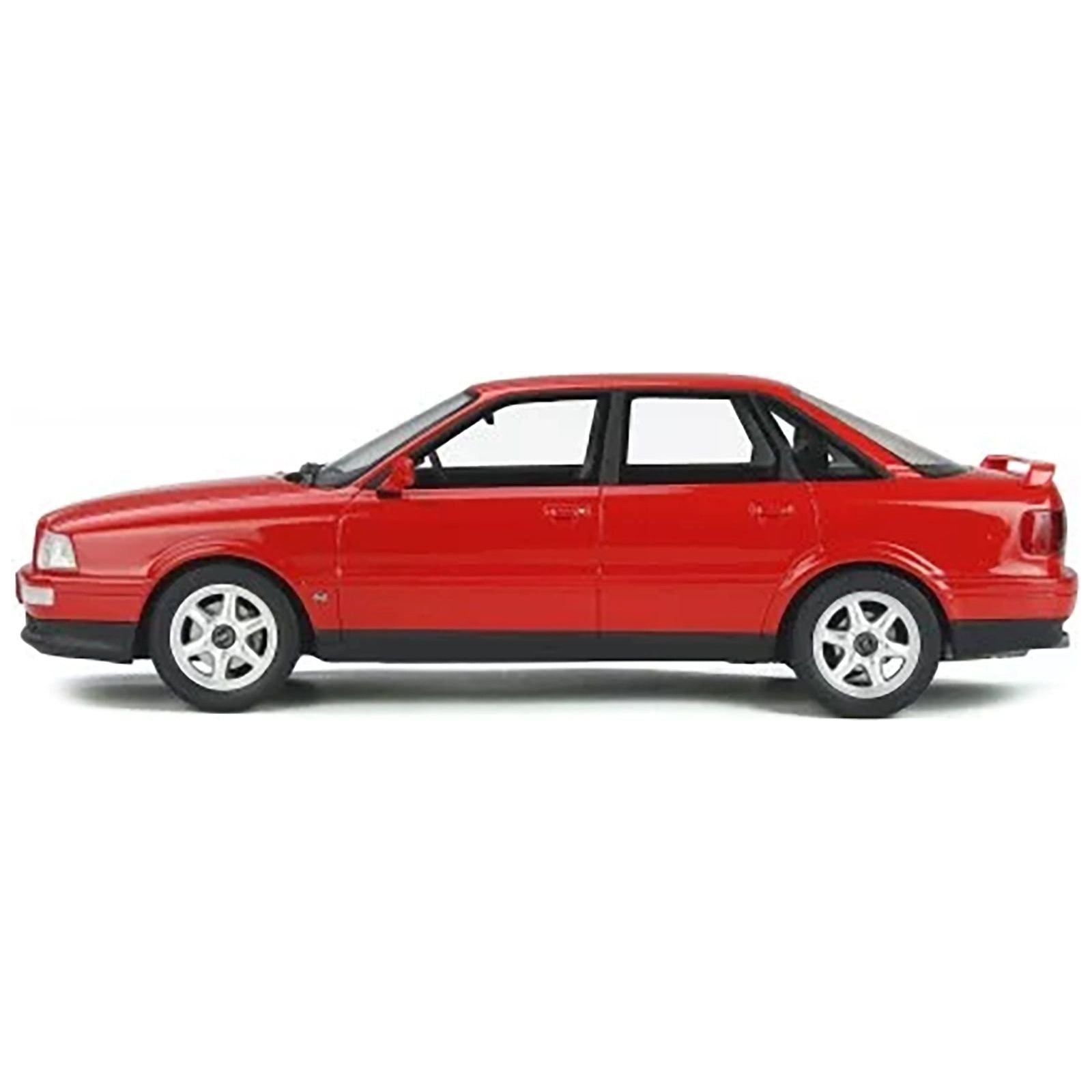 1994 Audi 80 Quattro Competition Laser Red Limited Edition to 3000 pieces Worldwide 1/18 Model Car by Otto Mobile - Otto Mobile - ModelCars.com