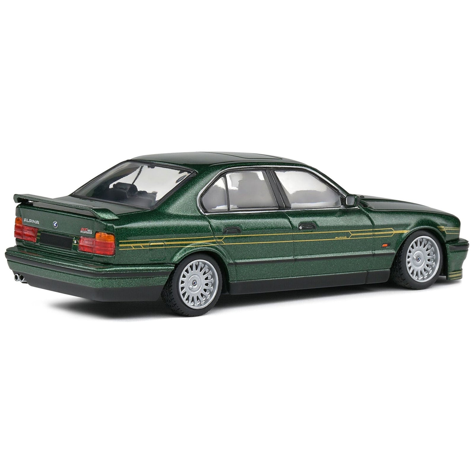 1994 BMW E34 Alpina B10 BiTurbo Alpina Green Metallic 1/43 Diecast Model Car by Solido - Solido - ModelCars.com