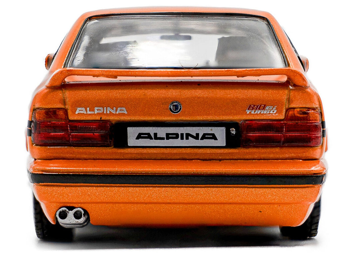 1994 BMW E34 Alpina B10 BiTurbo Orange Metallic with Black Stripes 1/43 Diecast Model Car by Solido-Solido-ModelCars.com