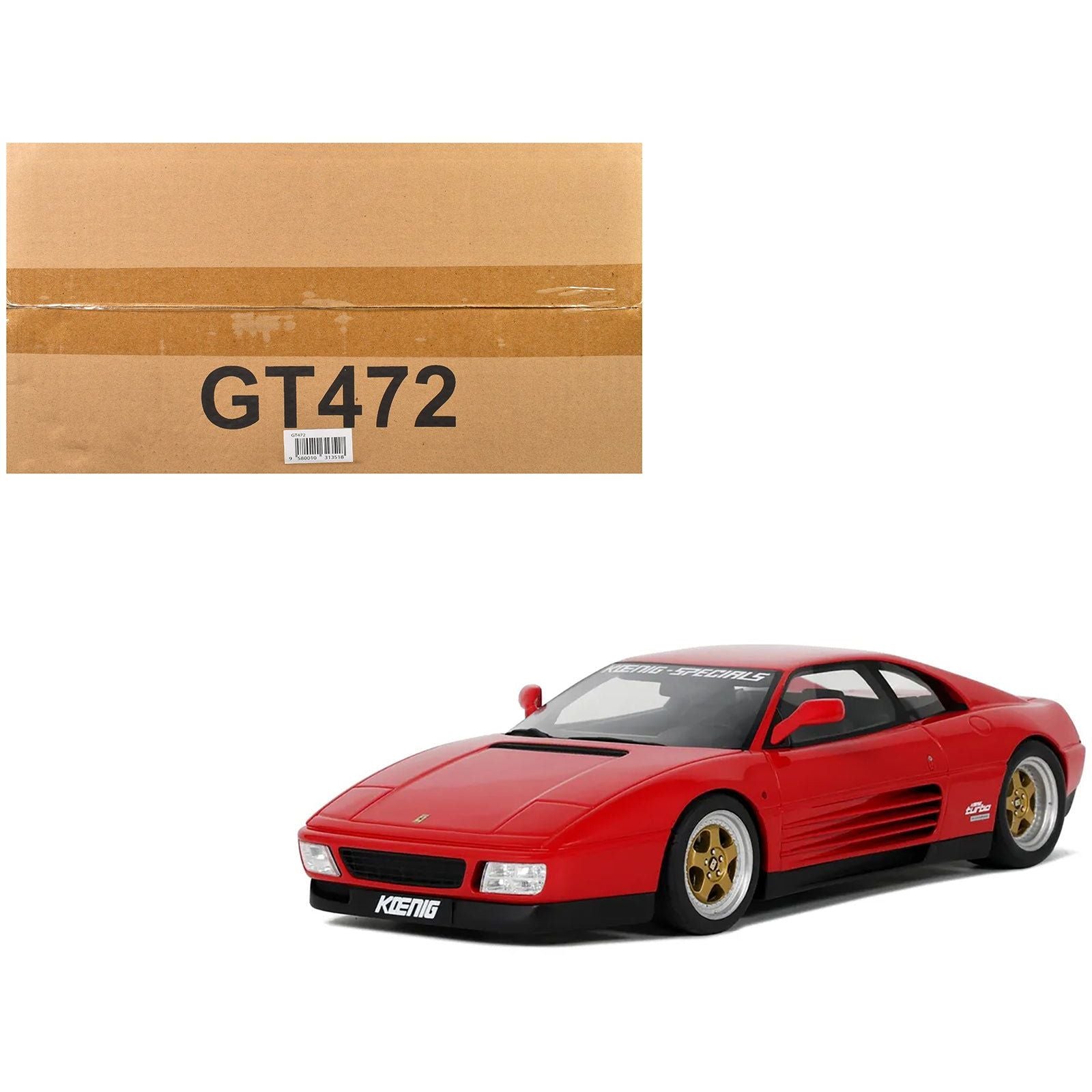 1994 Koenig Specials 348 Twin Turbo Red 1/18 Model Car by GT Spirit - GT Spirit - ModelCars.com