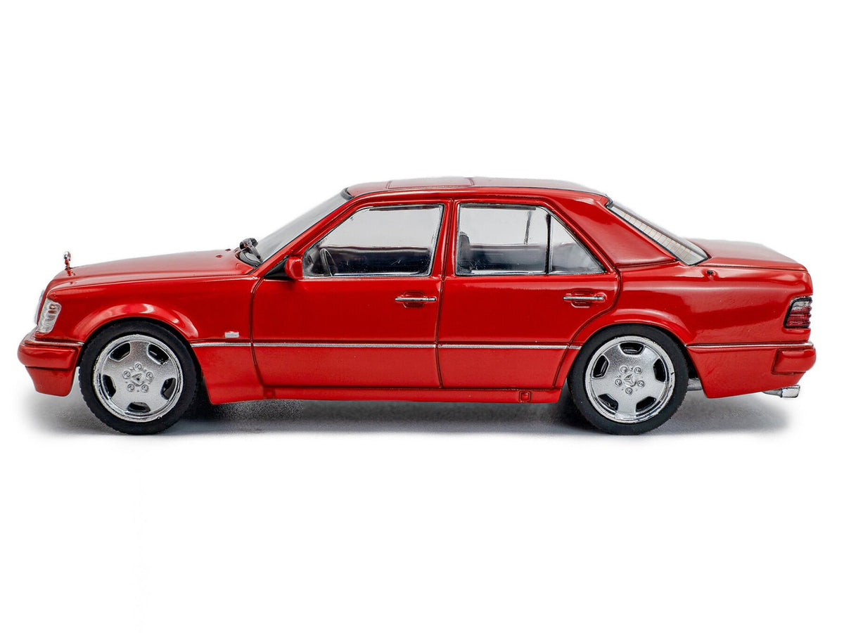 1994 Mercedes-Benz (W124) E60 AMG Signal Red 1/43 Diecast Model Car by Solido-Solido-ModelCars.com